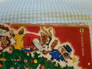 Richard Scarry The Animals ' Merry Christmas Golden Book Childrens 1972 Vintage 3