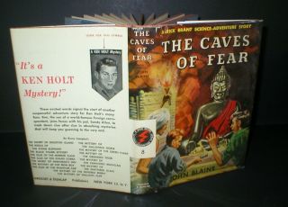 Rick Brant 8 - The Caves Of Fear 1961 Printing Hardcover/jacket John Blaine