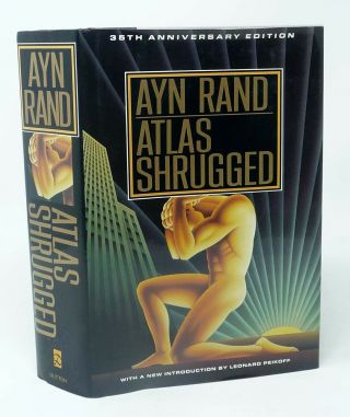 1992 Anniversary Edition Atlas Shrugged Ayn Rand 35th Objectivism Capitalism