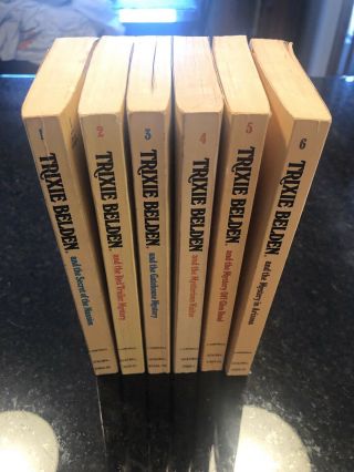 Trixie Belden Series 1 - 6 Paperback Books By Julie Campbell