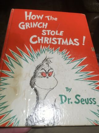 How The Grinch Stole Christmas By Dr.  Seuss Random House 1st Edition Hc 1957