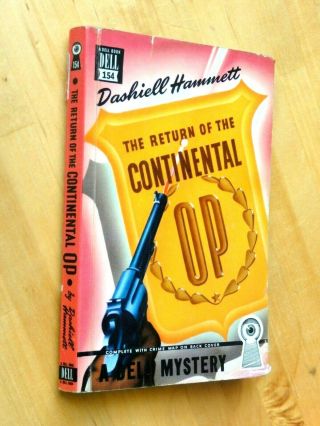 The Return Of The Continental Op Dashiell Hammett Dell 154 Mapback 1947 1st