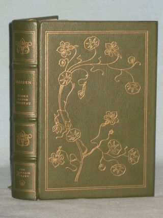 1976 Franklin Library Book Walden Or Life In The Woods By Henry D.  Thoreau