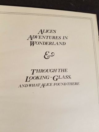 Alice in Wonderland 1978 Lewis Carroll Alice 1ST Edition Printed In Czechoslovak 3