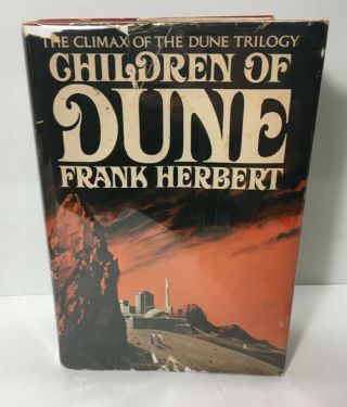 Children Of Dune By Frank Herbert Hc/dj 1st Edition 1st Printing 1976