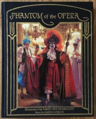 Vg 1988 Hardcover First Edition Phantom Of The Opera Art By Greg Hildebrandt