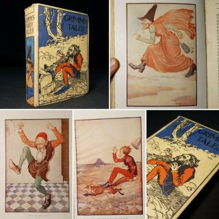 1930 Grimms Fairy Tales Monro S Orr Illustrated Colour Plates Tom Thumb