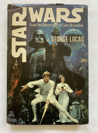 Star Wars From The Adventures Of Luke Skywalker By George Lucas 1976 Hc/dj