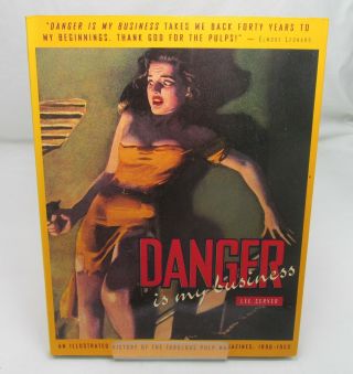 Danger Is My Business Lee Server Vintage Pulp Fiction/good Girl Art Weird Tales