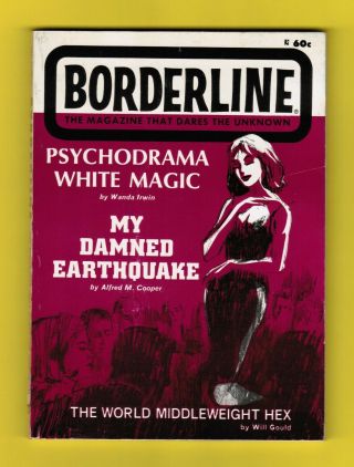 Borderline Vol.  2 / No.  1,  November 1965 - Psychodrama White Magic - Astrology