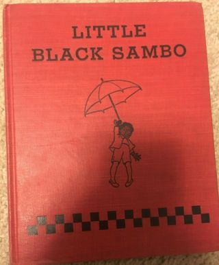 Helen Bannerman.  The Story Of Little Black Sambo.  Vintage Antique Book Early