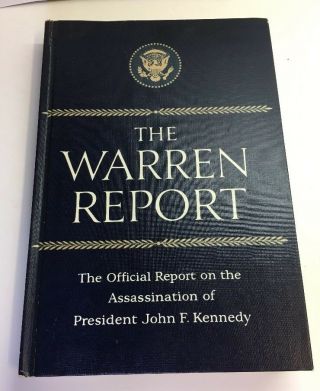 The Warren Report 1964 The Assassination Of President John F Kennedy Hc Book Jfk