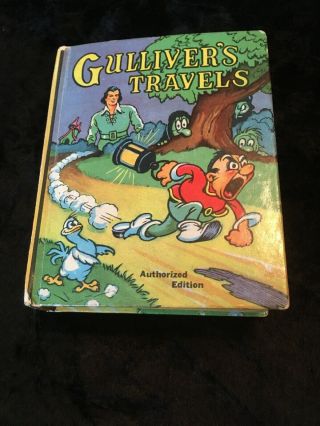 Gulliver’s Travels 1939 By Charles Taylor 1172 Saalfield Publishing Gc