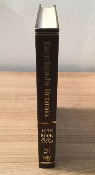 Encyclopaedia Britannica Book Of The Year 1978