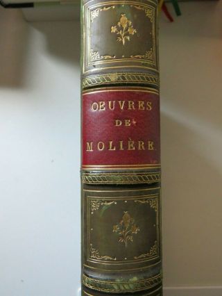 Oeuvres Completes De Moliere.  Firmin Didot.  1856.  French Text/ En Francais