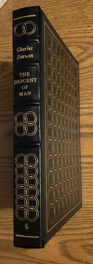 Easton Press - 1979 - The Decent Of Man - Charles Darwin - Hc - Leather - Mint/unread