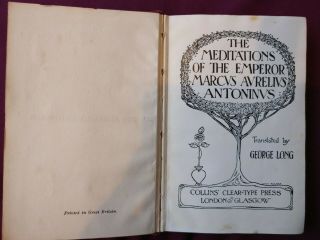 Meditations Of Marcus Aurelius.  Collins Clear - Type Press,  Illustrated,  UK print 3