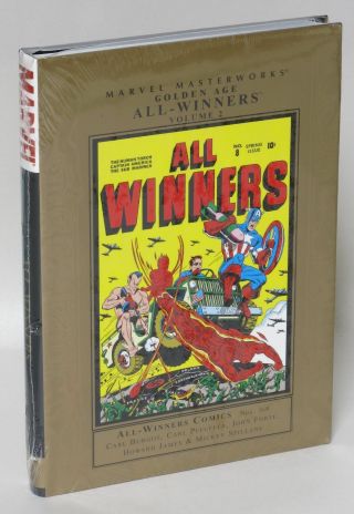 Marvel Masterworks Golden Age All - Winners Vol 2 Graphic Novels 1st Ed 197445