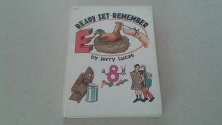 1978 Ready Set Remember First Edition Hardcover Book Signed By Jerry Lucas