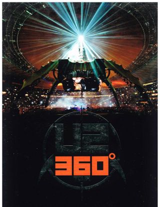 U2 360 Tour Book 2011 Concert Program Us Final Leg Edition Nos Old Stock Nm