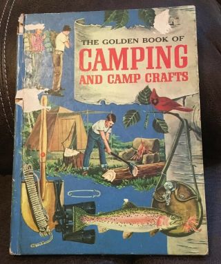1959 The Golden Book Of Camping And Camp Crafts