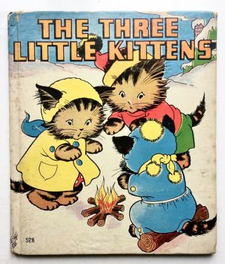 1938 Ethel Hays Illustrator Of Three Little Kittens Whitman Publishing Racine Wi