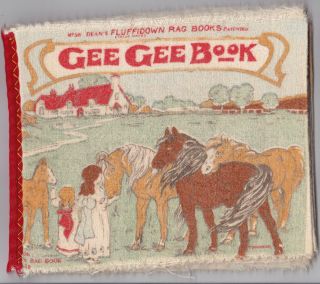 Rag Book Gee Gee Book Over 100 Years Old By Dean 