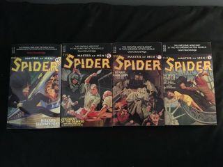 The Spider Vol.  2,  5,  7,  8 By Grant Stockbridge,  Paperbacks