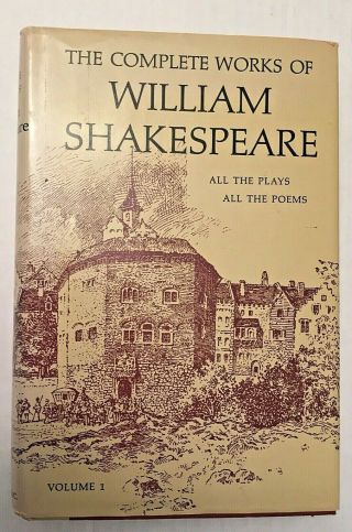 The Complete Of William Shakespeare Plays Poems Volume 1 Ec Hc