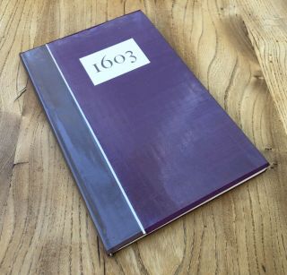 Folio Society 1989 - Thomas Dekker,  The Wonderful Year 1603,  A.  L.  Rowse