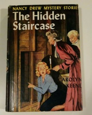 Nancy Drew Mystery 2,  The Hidden Staircase,  1930 W/ Dust Jacket Carolyn Keene
