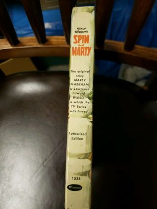 Walt Disney ' s Spin and Marty by Lawrence E Watkin 1942 HC (Mickey Mouse Club TV) 3