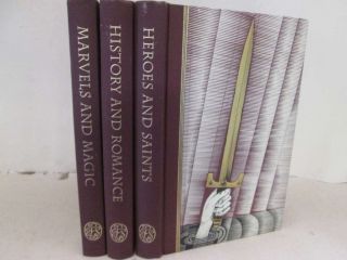 British Myths And Legends Folio Society 3 Volume Edition (no Slipcase) Richard B