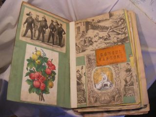 Victorian - Era Scrap Book (clippings Dated 1848,  1868. )