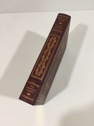 100 Greatest The Franklin Library Paradise Lost By John Milton 1981