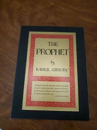 The Prophet Kahlil Gibran 1971 Masterpiece Book