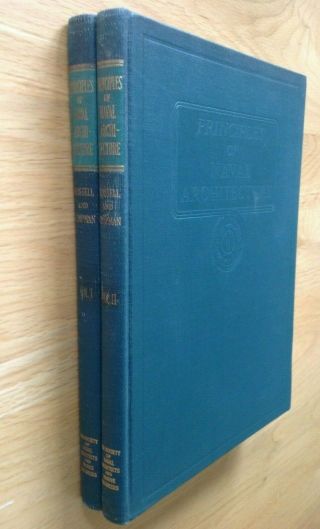 Principles Of Naval Architecture Volume I And Ii (eighth Printing 1949 Hardcover
