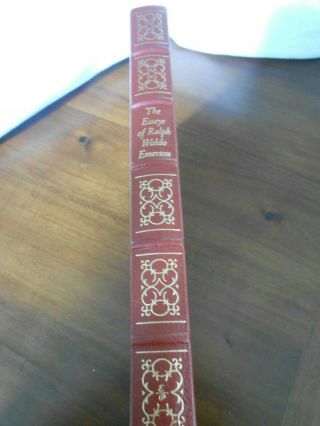 Easton Press The Essays Of Ralph Waldo Emerson Leather 1979 100 Greatest Books