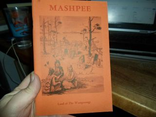 Mashpee Mass.  - Home Of The Wampanoag Indians 1970 Illust Book By Amelia Bingham