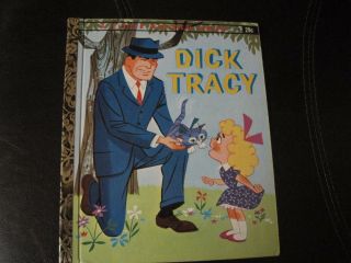 Dick Tracy Vintage First Edition 29c A Little Golden Book 1962 Hc - Exc Cond