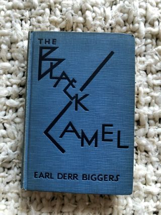 The Black Camel Antique Hardcover Book Earl Biggers 1929