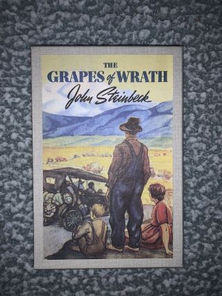 The Grapes Of Wrath By John Steinbeck First Edition Library Facsmile