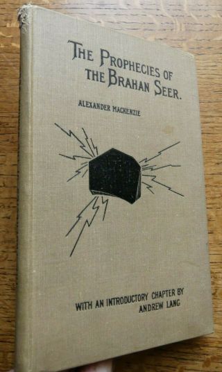 The Prophecies Of The Brahan Seer 1935 (second Sight) Alex Mackenzie Andrew Lang