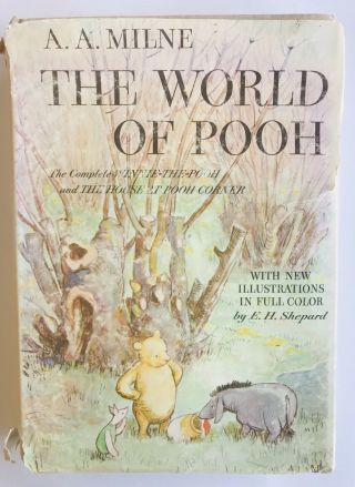 The World Of Pooh By A.  A.  Milne 1957 Hc Dj Ilus E.  H.  Shepard