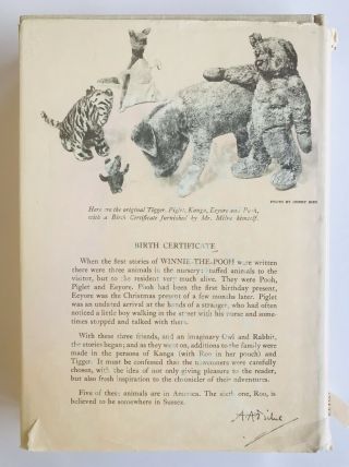 The World Of Pooh by A.  A.  Milne 1957 HC DJ Ilus E.  H.  Shepard 2