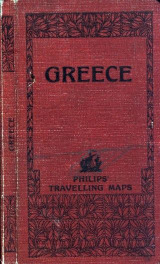 Philips Series Of Travelling Maps Greece Circa 1890