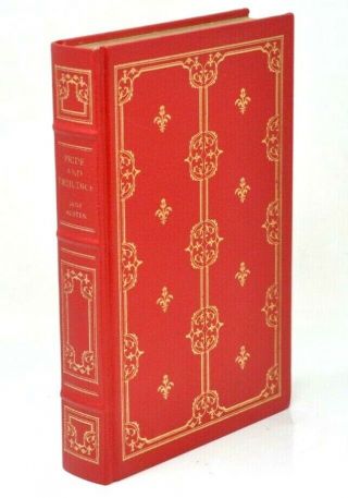 Pride And Prejudice Jane Austen Franklin Library 1/4 Leather Gilt Edges