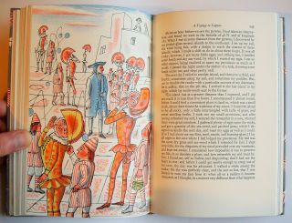 GULLIVERS TRAVELS Folio Society 1966 Jonathan Swift illustrated slip case VGC 3