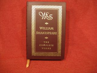 The Complete Of William Shakespeare Leather Bound Barnes & Noble 1994 Ln