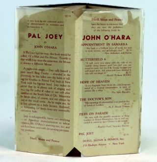 John O ' Hara First Edition 1940 Pal Joey Hardcover W/Dustjacket Sinatra Film 3